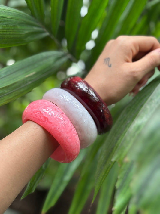 Blush Pink Bangle Stack