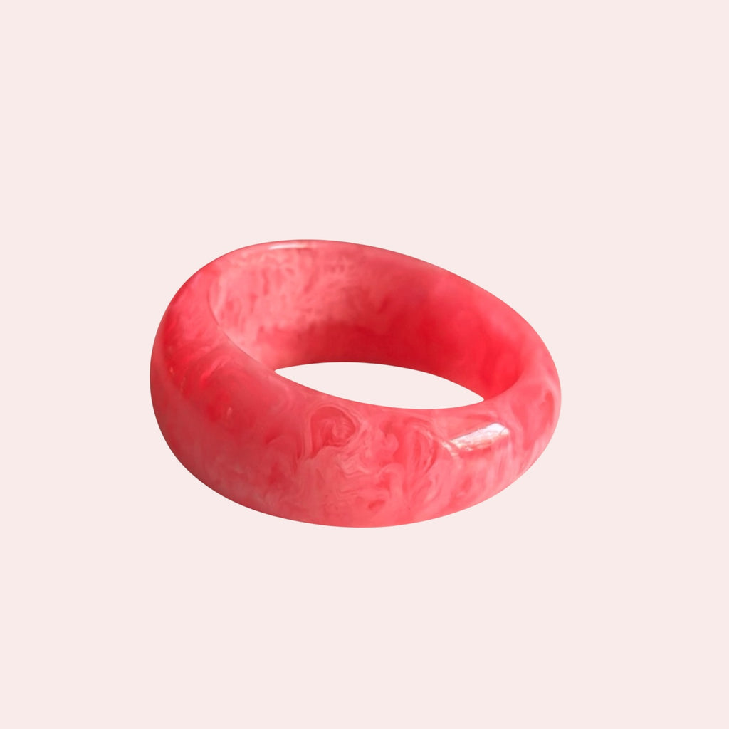 Blush Pink Marble Bangle